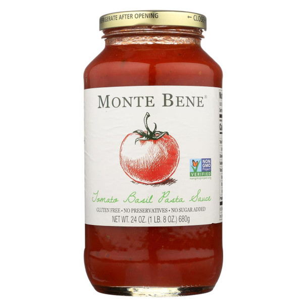 Monte Bene - Sauce Tomato Basil - CS of 6-24 FZ