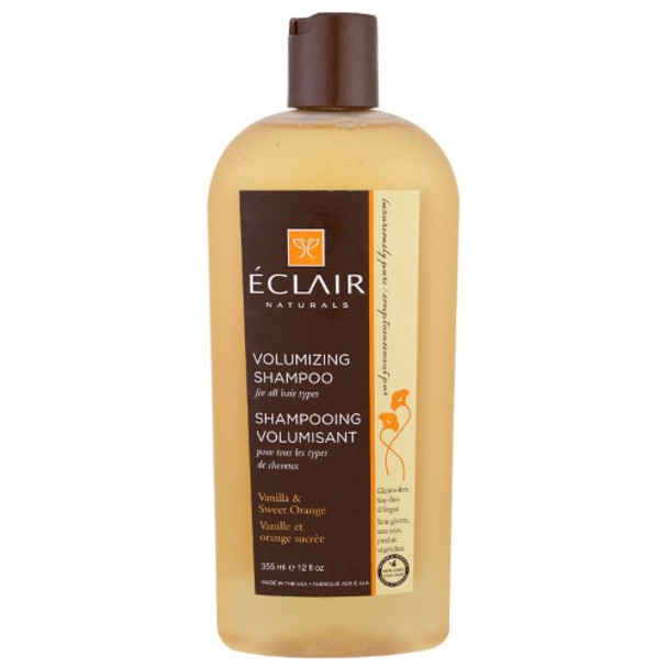 Eclair Naturals Volumizing Shampoo - Vanilla and Sweet Orange - 12 Fl oz.