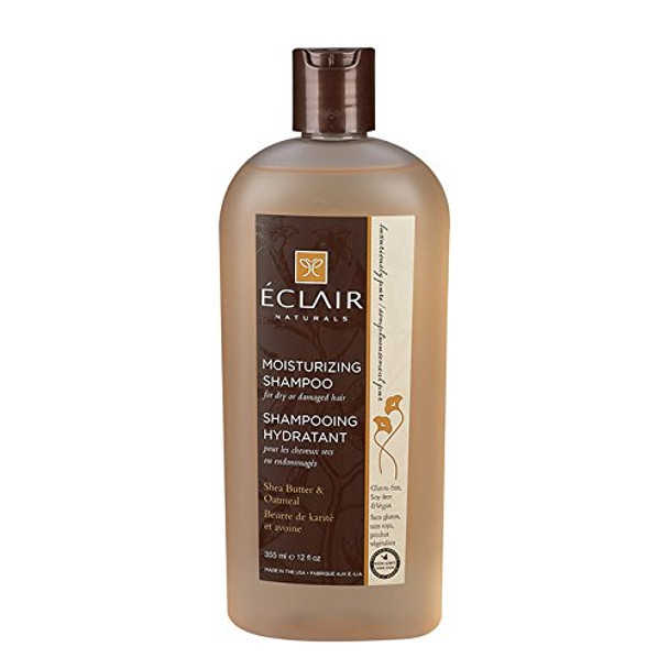 Eclair Naturals Moisturizing Shampoo - Shea Butter and Oatmeal - 12 FL oz.