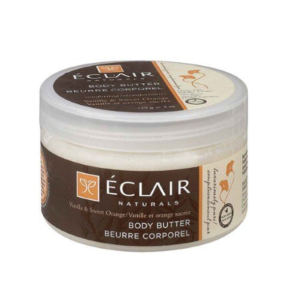 Eclair Naturals Body Butter - Vanilla and Sweet Orange - 4 oz.