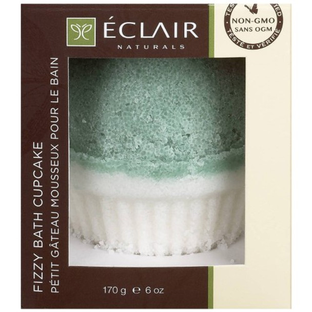 Eclair Naturals Fizzy Bath Cupcake - Eucalyptus, Rosemary and Mint - 6 oz.