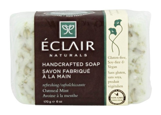 Eclair Naturals Handcrafted Soap - Oatmeal Mint - 6 oz.