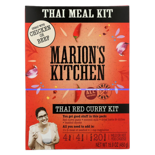 Marion's Kitchen Thai Red Curry Gourmet Meal Kit - Case of 5 - 15.9 oz.