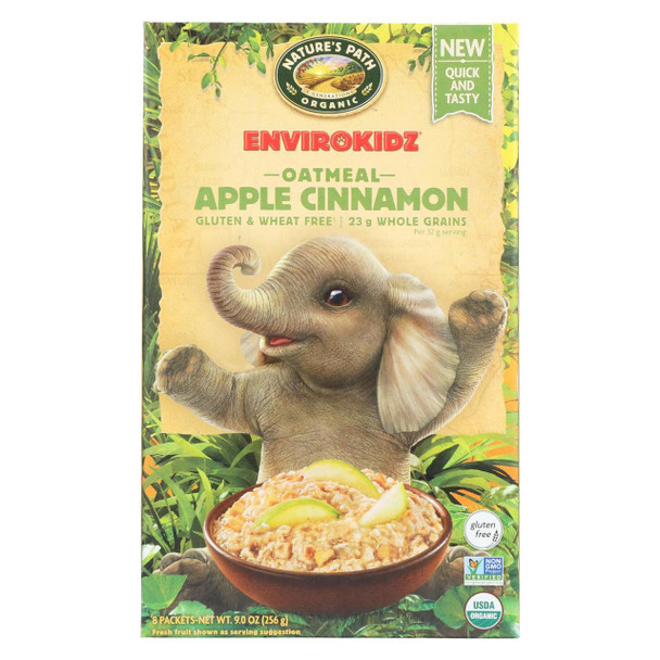 Envirokidz - Organic Oatmeal - Apple Cinnamon - Case of 6 - 9 oz.