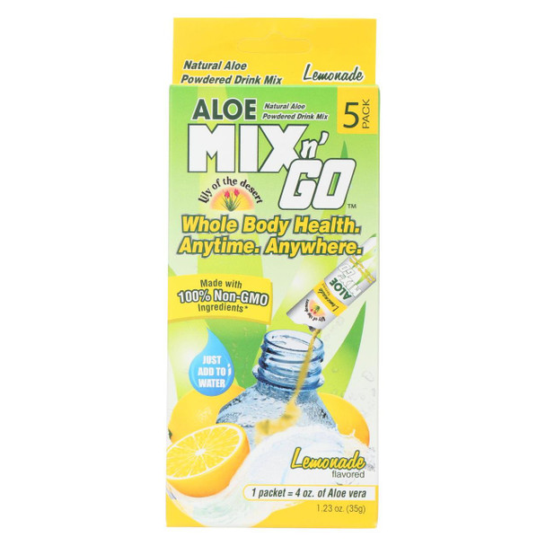 Lily of the Desert - Aloe Mix n' Go - Lemon - Case of 10