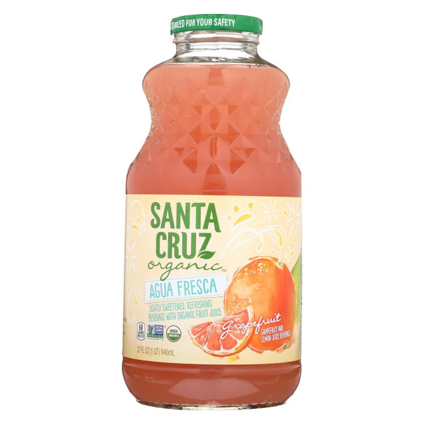 Santa Cruz Organic - Jce Og2 Grpfrt Agua Frsca - CS of 12-32 FZ