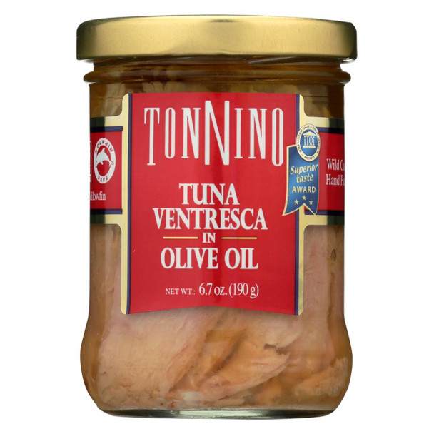 Tonnino Tuna Ventresca - Olive Oil - Case of 6 - 6.7 oz.