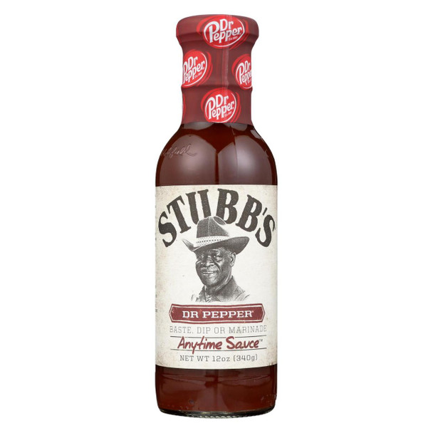 Stubb's Anytime Sauce - Sweet Black Pepper? - Case of 6 - 12 oz.