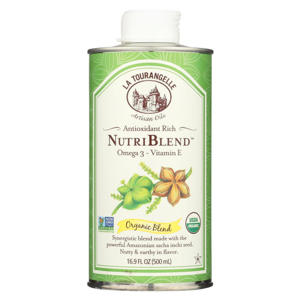 La Tourangelle Nutriblend Oil - Case of 6 - 16.9 Fl oz.