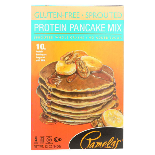 Pamela's Products - Pancake Mix - Protein - Case of 6 - 12 oz.
