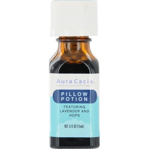 Aura Cacia Essential Oil - Pillow Potion - Case of 3 - 0.5 FL oz.