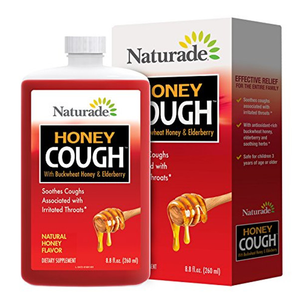 Naturade Cough Syrup - Honey - 8.8 Fl oz.