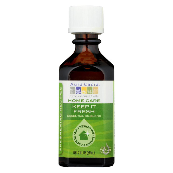 Aura Cacia - Essential Oil Blend - Keep It Fresh - 2 FL oz.