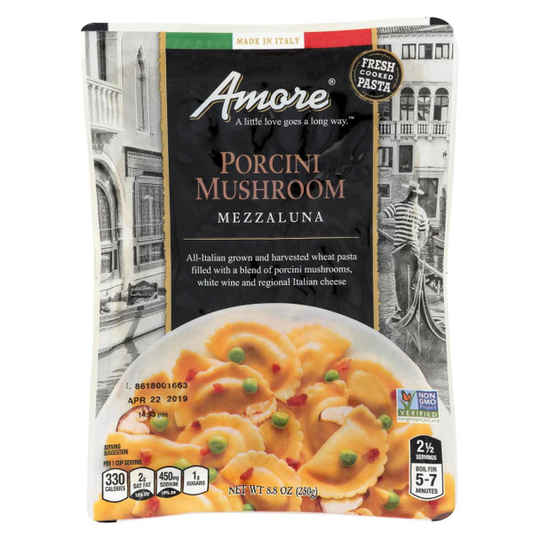 Amore Mezzaluna - Porcini Mushroom - Case of 6 - 8.8 oz