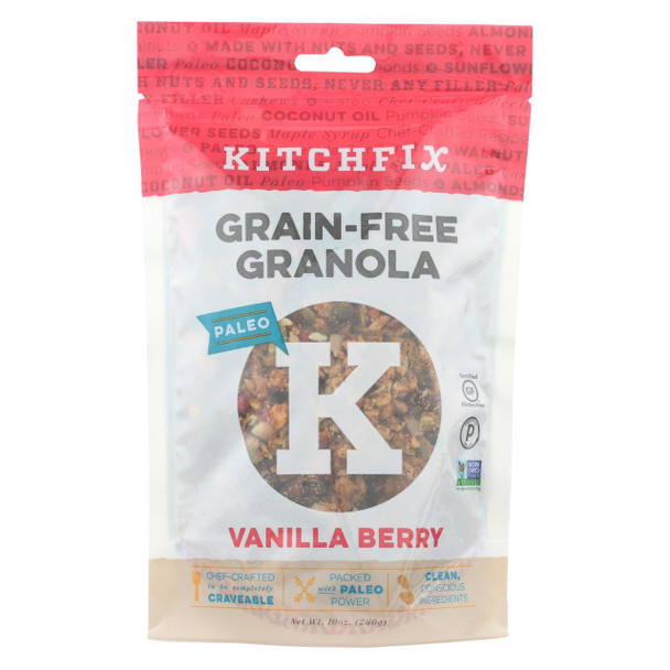 Kitchfix Granola - Vanilla Berry - Case of 6 - 10 oz