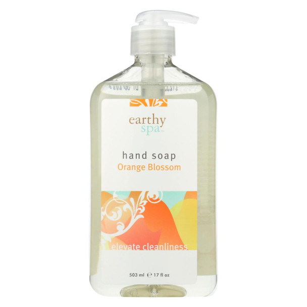 Earthy Spa Hand Soap - Orange Blossom - Case of 6 - 17 oz