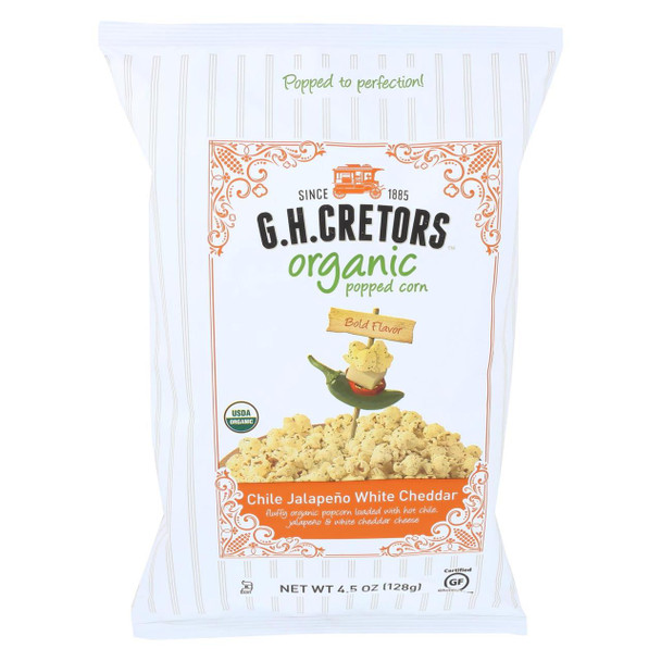 G.H. Cretors Organic Popcorn - Case of 12 - 4.5 oz