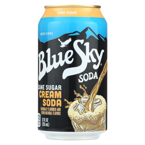 Blue Sky - Natural Soda - Cream - Case of 4 - 12 oz.