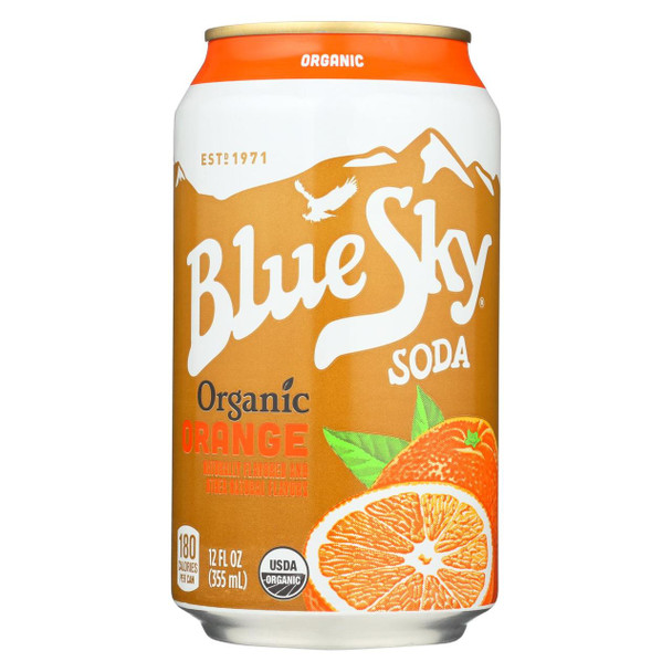 Blue Sky Orange Divine - Cane Sugar - Case of 4 - 12 oz.