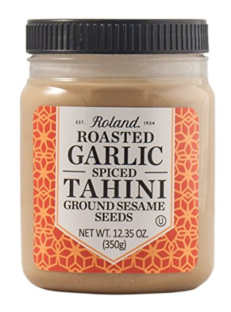 Roland Roasted Tahini - Garlic - Case of 6 - 12.35 oz.