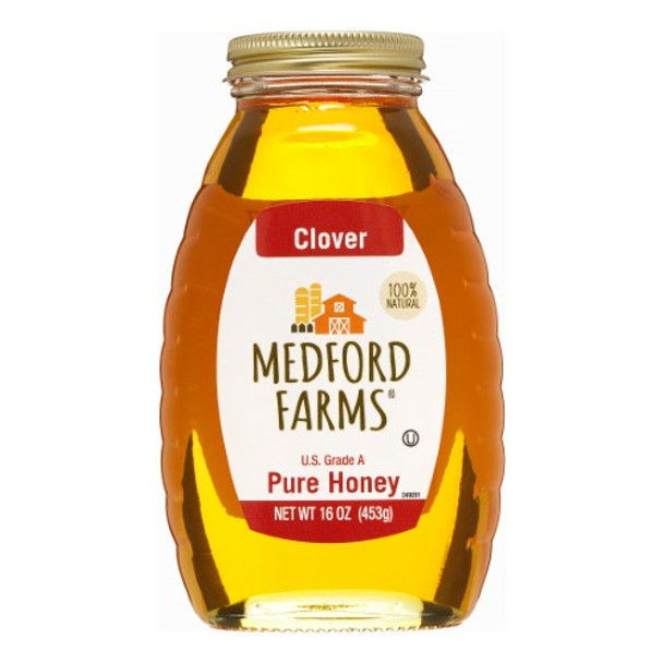 Medford Farms Honey - Clover - Case of 12 - 16 oz