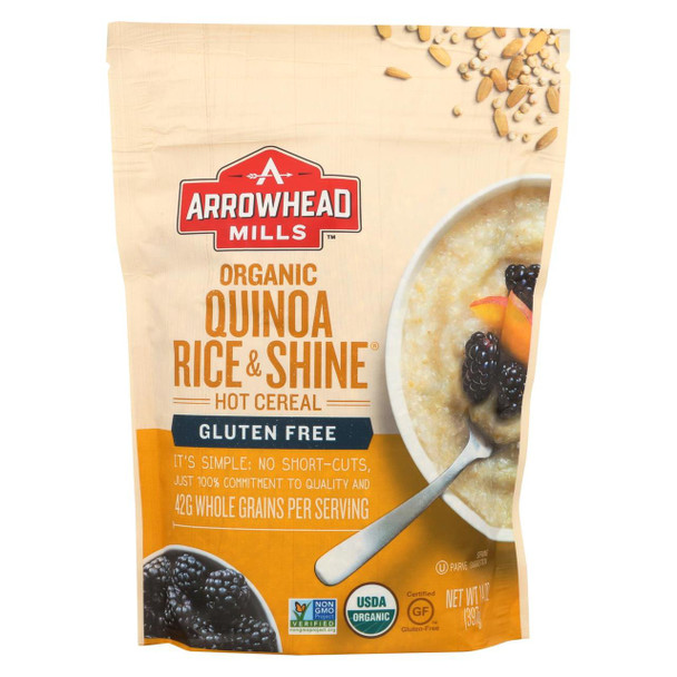 Arrowhead Mills Cereal - Quinoa Rice & Shine - Case of 6 - 14 oz.