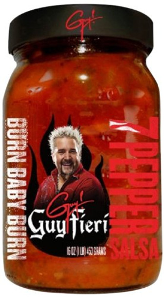 Guy Fieri Salsa - 7 Pepper - Case of 6 - 16 oz