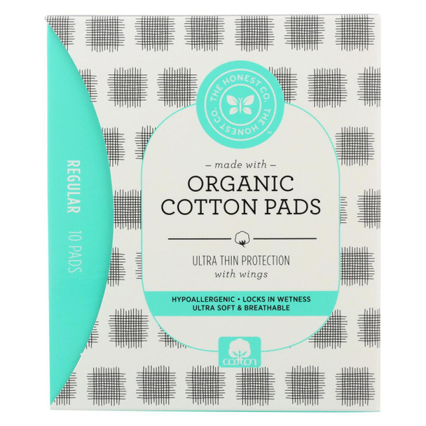 The Honest Company Cotton Pads - Moderate - 10 count