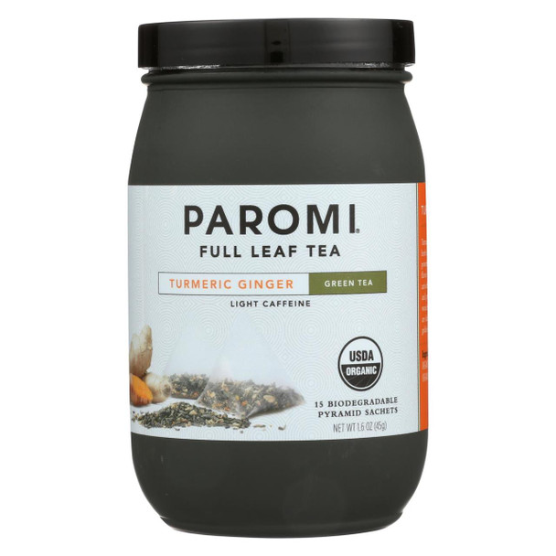 Paromi Tea - Green Tumeric Ginger - CS of 6-15 CT