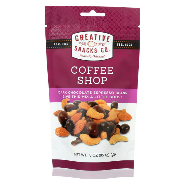 Creative Snacks - Bag - Coffee - Shop - Case of 6 - 3 oz