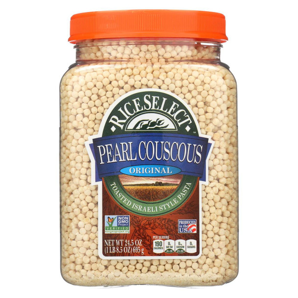 Rice Select Couscous - Pearl - Original Plain - Case of 4 - 25.5 oz