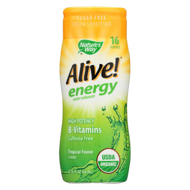 Nature's Way Organic Alive! Energy - Tropical - 2.13 fl oz