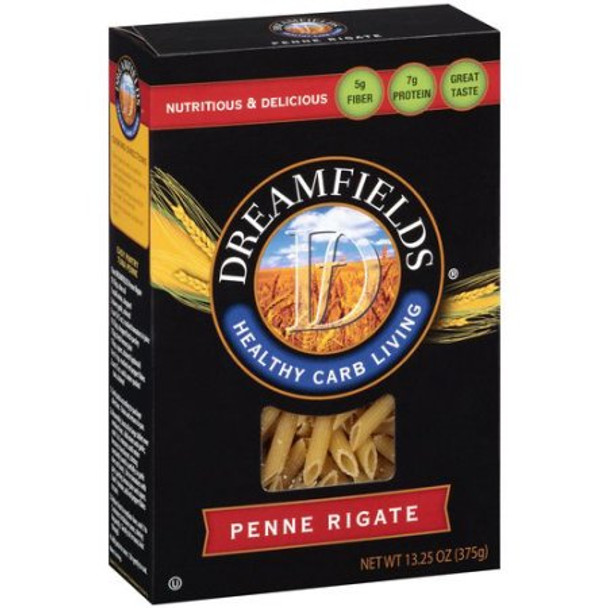 Dreamfields Pasta - Penne Rigate - Case of 12 - 13.25 oz