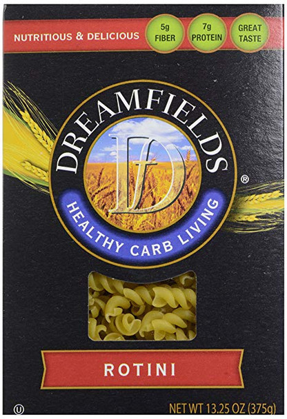 Dreamfields Pasta - Rotini - Case of 12 - 13.25 oz