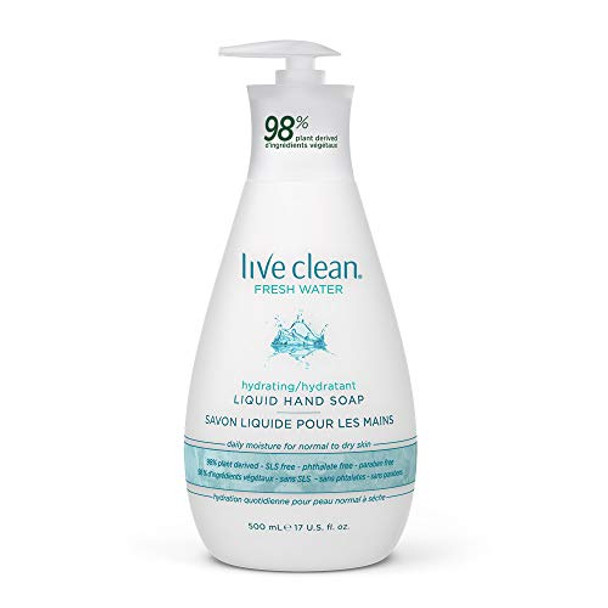 Live Clean Liquid Hand Soap - Fresh Water- 17 fl oz.