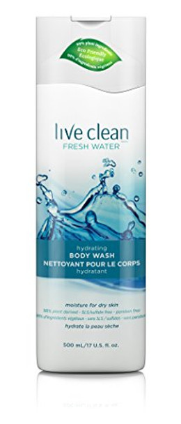 Live Clean Body Wash - Fresh Water - 17 fl oz.