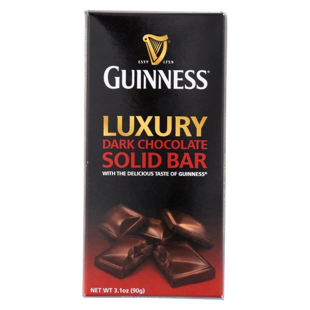 Guinness Bar - Dark Chocolate - Case of 15 - 3.1 oz