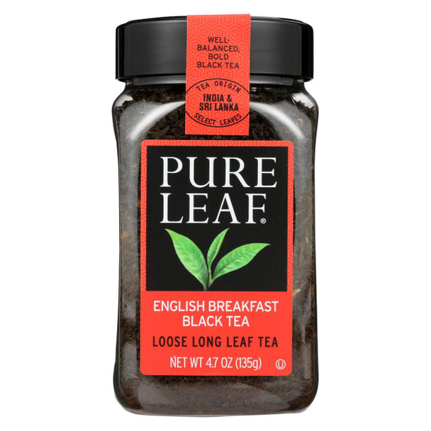 Pure Leaf Loose Long Leaf Tea - English Breakfast Black Tea - Case of 6 - 4.7 oz
