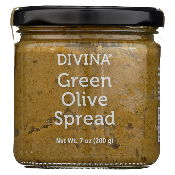 Divina - Spread - Green Olive - Case of 12 - 7 oz