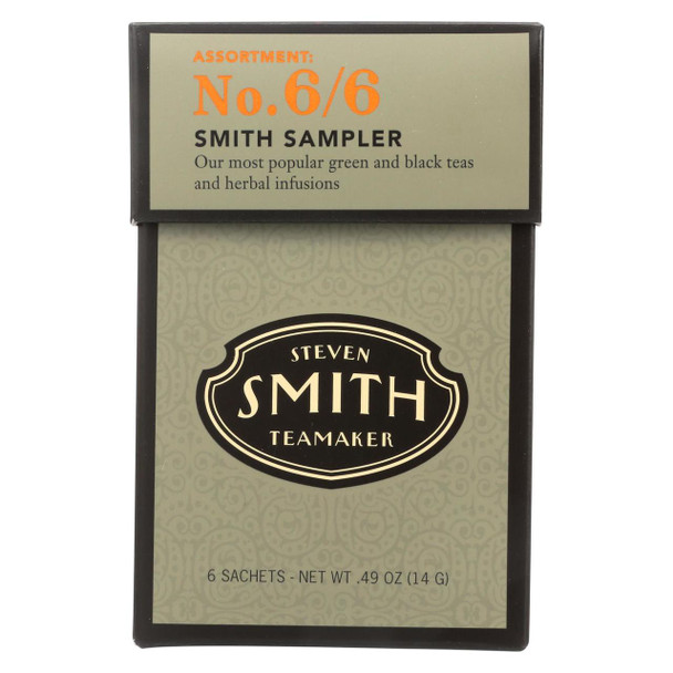 Smith Teamaker Tea - Top Six Sampler - Case of 12 - 6 BAG