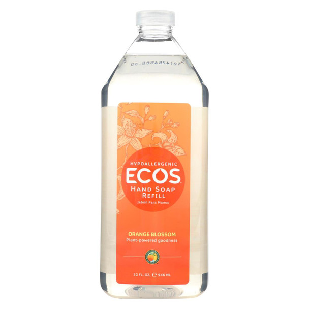 Earth Friendly Hand Soap - Ecos - Orange Blossom- Refill - Case of 6 - 32 fl oz