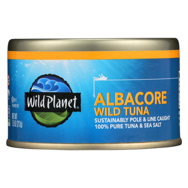 Wild Planet Wild Tuna - Albacore - Case of 12 - 7.5 oz