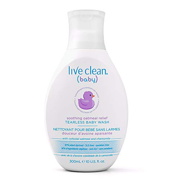 Live Clean Wash - Baby - Oatmeal - Relief - 10 fl oz