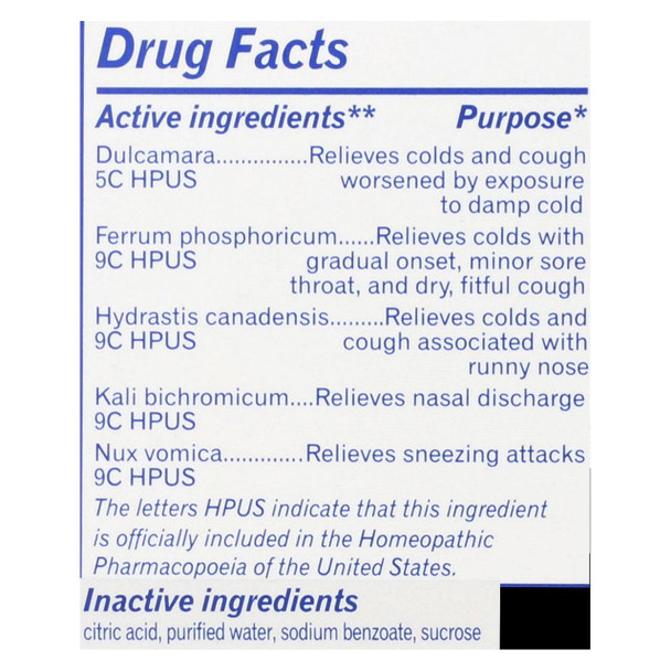 Boiron - Chestal Cold N Cough - Adult - 6.7 fl oz Boiron - Chestal Cold N Cough - Adult - 6.7 fl oz