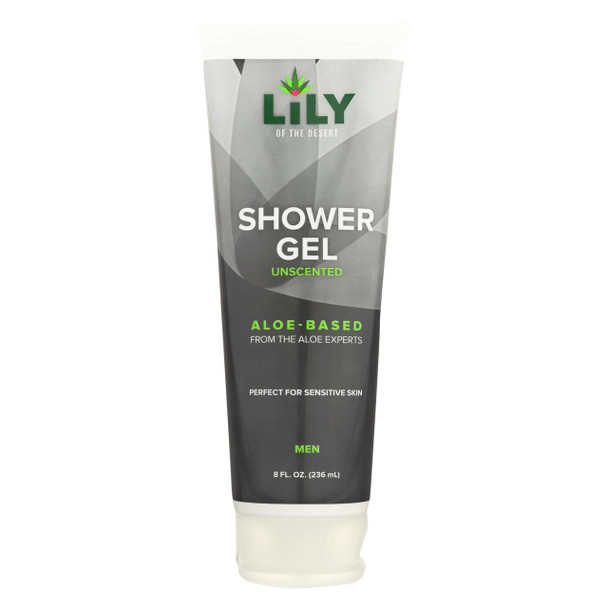 Lily Of The Desert Shower Gel For Men - Unscented - Alo - 8 fl oz