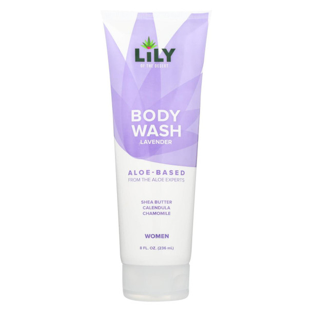 Lily of The Desert Body Wash - Lavender - Womens - Aloe - 8 fl oz