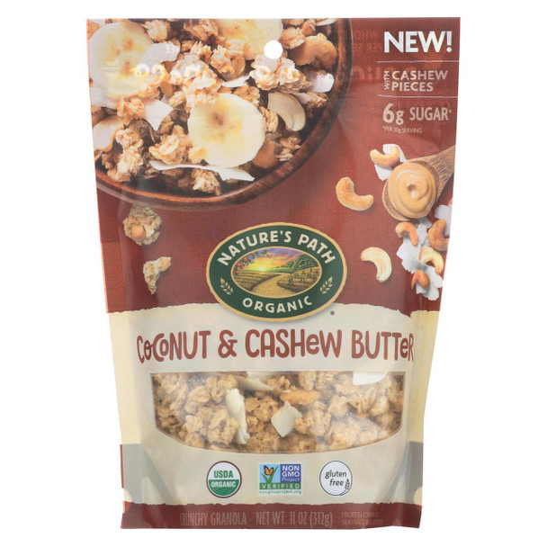 Nature's Path Granola - Organic - Coconut Cashew Butter - Case of 8 - 11 oz