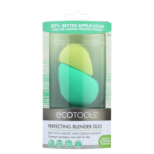 Eco Tool Sponge - Makeup - Duo - Ecofoam - Case of 2 - 1 count