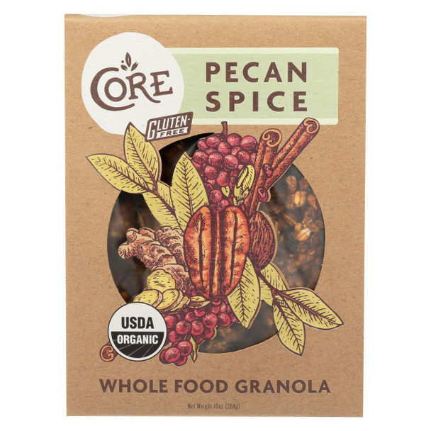 Core Foods Granola - Pecan Spice - Case of 4 - 10 oz.