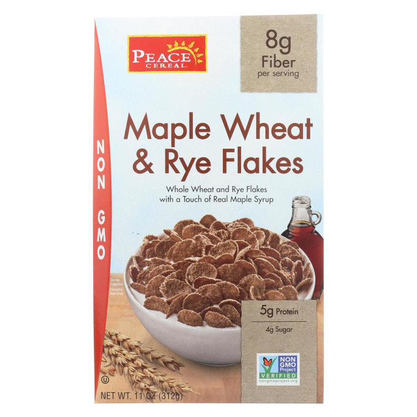 Peace Cereals Cereal - Maple - Wheat - Rye - Case of 6 - 11 oz